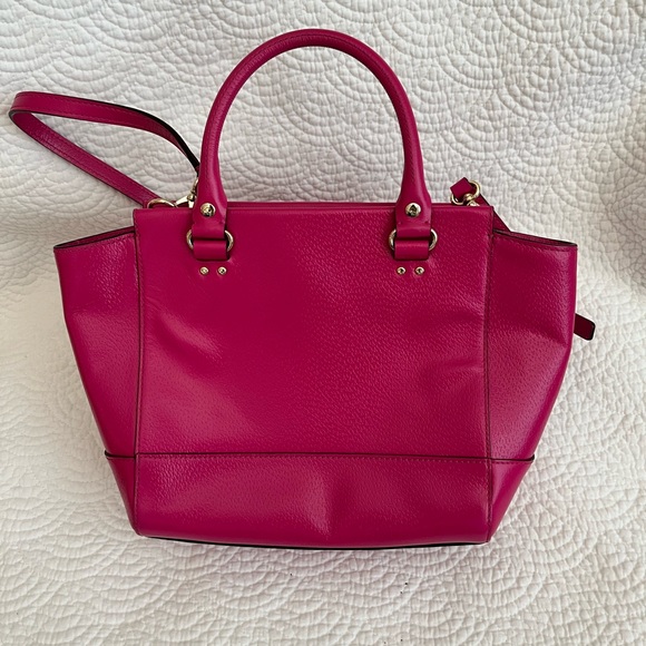 Kate Spade Hot Pink Leather Medium Satchel - Picture 5 of 11